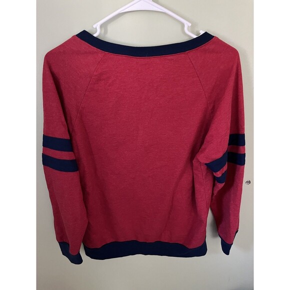 DC Comics Wonder Woman Womens Long Sleeve Pullover Sweatshirt Red/Blue Large - Picture 6 of 6